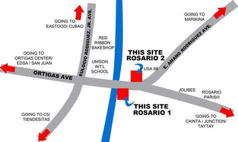 rosario, pasig direction|Rosario Map .